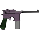download Mauser C96 clipart image with 90 hue color
