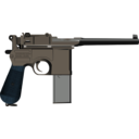 download Mauser C96 clipart image with 180 hue color