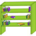 download Bookcase clipart image with 45 hue color