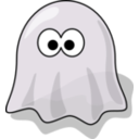 download Cartoon Ghost clipart image with 45 hue color