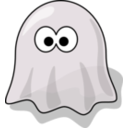 download Cartoon Ghost clipart image with 90 hue color