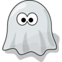 download Cartoon Ghost clipart image with 315 hue color