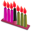 download Kwanzaa Icon clipart image with 315 hue color