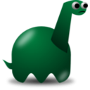 download Padepokan Brontosaurus clipart image with 90 hue color