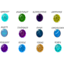 download Birthstones clipart image with 180 hue color