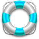 download Lifesaver clipart image with 180 hue color