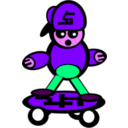 download Cool Kid clipart image with 270 hue color