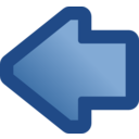 Icon Arrow Left Blue