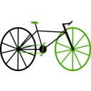 download Fixed Gear Bike clipart image with 270 hue color
