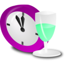 download New Year Icon clipart image with 90 hue color