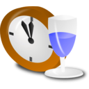 download New Year Icon clipart image with 180 hue color