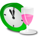 download New Year Icon clipart image with 270 hue color