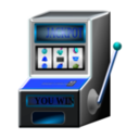 download Slot Machine clipart image with 180 hue color