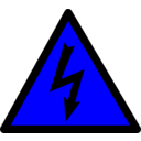 download Lightning clipart image with 180 hue color