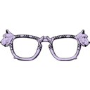 download Scottie Dog Glasses clipart image with 225 hue color