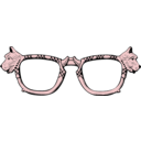 download Scottie Dog Glasses clipart image with 315 hue color