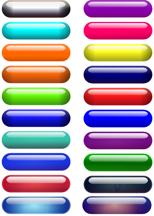 Glossy Pill Buttons