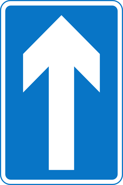 Roadsign One Way