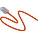 download Ethernet Cable clipart image with 135 hue color