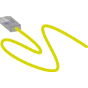 download Ethernet Cable clipart image with 180 hue color