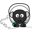 download Music Sheep clipart image with 90 hue color