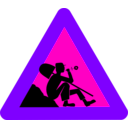 download Man At Work clipart image with 270 hue color
