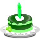 download Birthday Icon clipart image with 90 hue color
