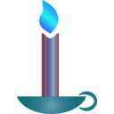 download Candle Icon clipart image with 180 hue color