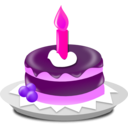 download Birthday Icon clipart image with 270 hue color
