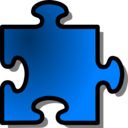 download Green Jigsaw Piece 09 clipart image with 90 hue color
