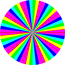 download 6 Color 60gon clipart image with 180 hue color