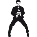 download Elvis clipart image with 0 hue color
