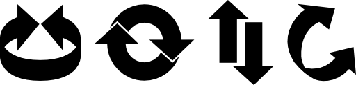 Motion Direction Arrow Set