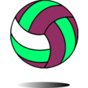 download Volleyball clipart image with 90 hue color