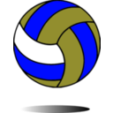 download Volleyball clipart image with 180 hue color