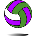 download Volleyball clipart image with 225 hue color