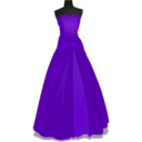 download Gown clipart image with 270 hue color