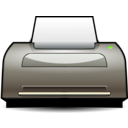 download Printer clipart image with 0 hue color