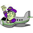 download Pilot clipart image with 45 hue color