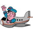 download Pilot clipart image with 315 hue color