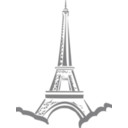 download Eiffle Tower Paris clipart image with 45 hue color