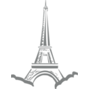 download Eiffle Tower Paris clipart image with 315 hue color