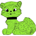 download Cat clipart image with 45 hue color