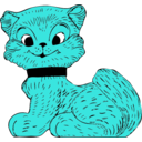 download Cat clipart image with 135 hue color