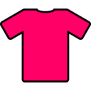 download Pink T Shirt clipart image with 0 hue color