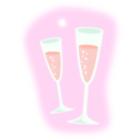 download Champagne clipart image with 315 hue color