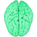 download Brain clipart image with 135 hue color