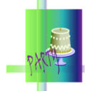 download Party clipart image with 45 hue color