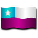 download Chilean Flag 6 clipart image with 315 hue color