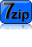 7zip Glossy Extrude Blue
